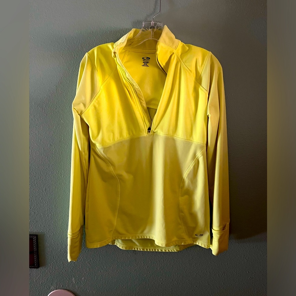 Neon yellow women’s athletic shirt - size medium